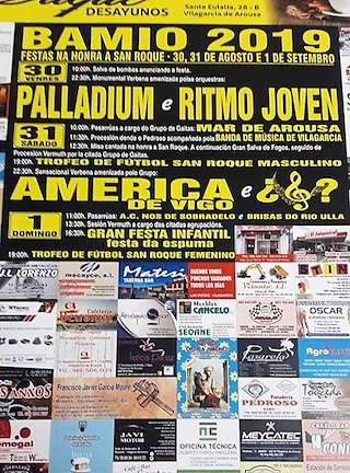 Fechas, información, programa, cartel, imágenes, mapa y ubicación de San Roque de Bamio  en  Vilagarcía de Arousa