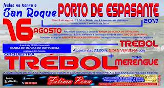 Fechas, información, programa, cartel, imágenes, mapa y ubicación de San Roque de Espasante  en  Ortigueira