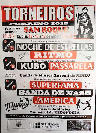 Fechas, información, programa, cartel, imágenes, mapa y ubicación de San Roque de Torneiros  en  O Porriño