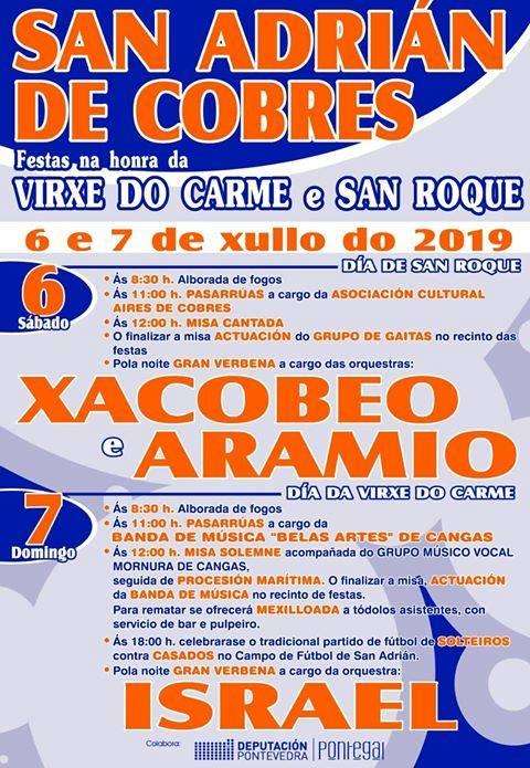 San Roque e Virxe do Carmen de San Adrián de Cobres (2024) en Vilaboa