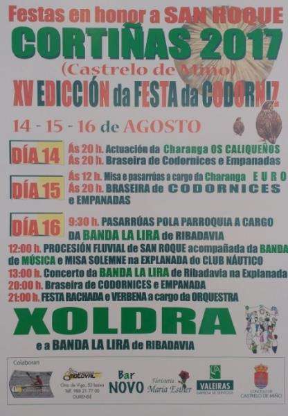 San Roque - XIX Festa da Codorniz en Castrelo de Miño