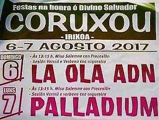 Fechas, información, programa, cartel, imágenes, mapa y ubicación de San Salvador de Coruxou  en  Irixoa