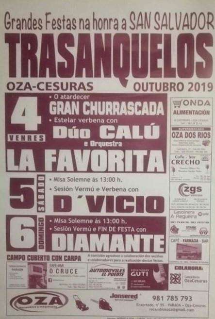 San Salvador de Trasanquelos en Oza Cesuras