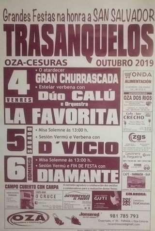 Fechas, información, programa, cartel, imágenes, mapa y ubicación de San Salvador de Trasanquelos  en  Oza Cesuras