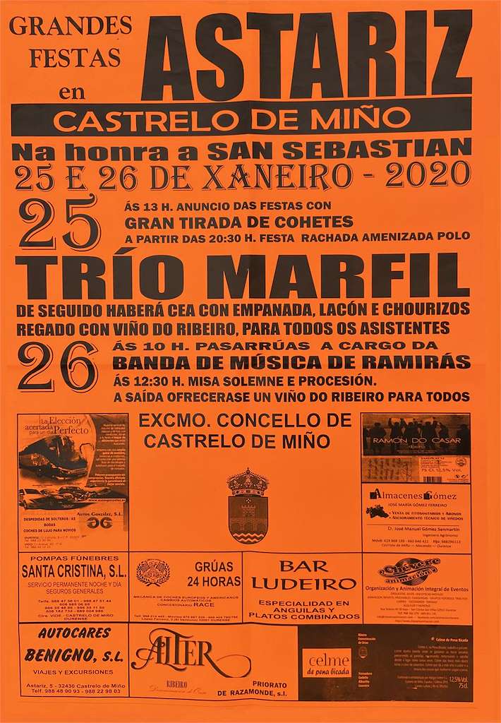San Sebastián de Astariz en Castrelo de Miño