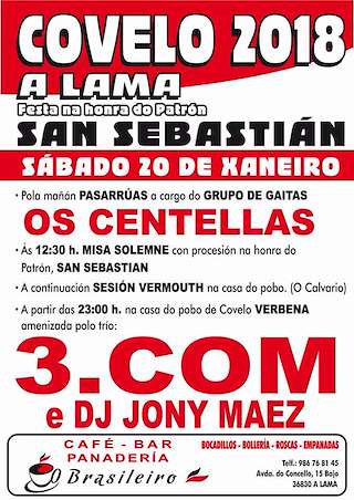 Fechas, información, programa, cartel, imágenes, mapa y ubicación de San Sebastián de Covelo   en  A Lama