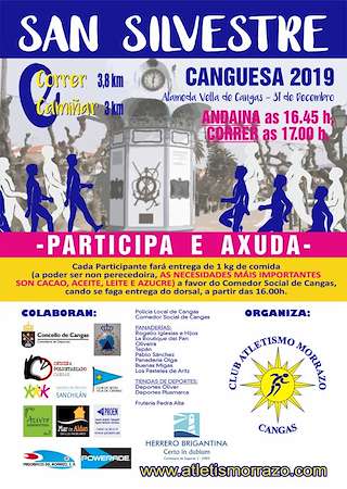 Fechas, información, programa, cartel, imágenes, mapa y ubicación de X San Silvestre  en  Cangas