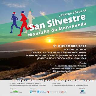 Fechas, información, programa, cartel, imágenes, mapa y ubicación de San Silvestre Montaña de Manzaneda (2024)  en  A Pobra de Trives
