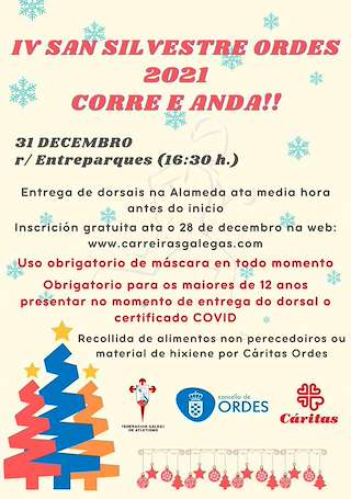 Fechas, información, programa, cartel, imágenes, mapa y ubicación de San Silvestre (2024)  en  Ordes