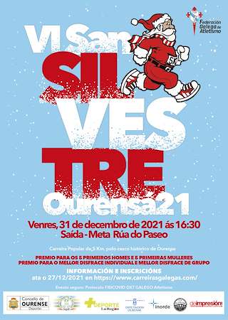 Fechas, información, programa, cartel, imágenes, mapa y ubicación de VIII San Silvestre Ourensá (2024)  en  Ourense