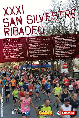 Fechas, información, programa, cartel, imágenes, mapa y ubicación de XXXIII San Silvestre (2024)  en  Ribadeo