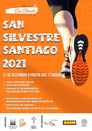 Fechas, información, programa, cartel, imágenes, mapa y ubicación de X San Silvestre (2024)  en  Santiago de Compostela