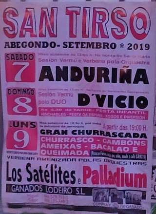 Fechas, información, programa, cartel, imágenes, mapa y ubicación de San Tirso de Mabegondo