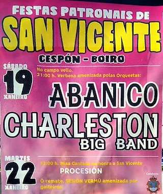 Fechas, información, programa, cartel, imágenes, mapa y ubicación de San Vicente de Cespón  en  Boiro