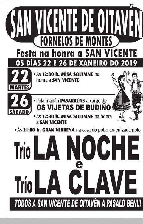 San Vicente de Oitavén  en Fornelos de Montes