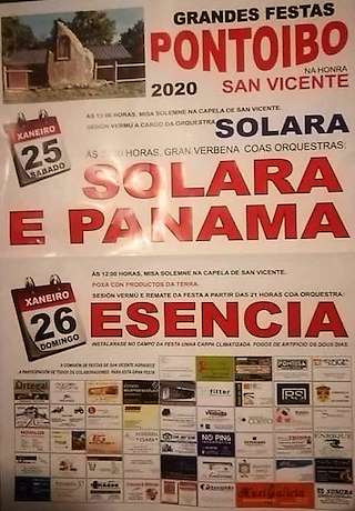 Fechas, información, programa, cartel, imágenes, mapa y ubicación de San Vicente de Pontoibo  en  As Pontes de García Rodríguez