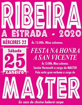 Fechas, información, programa, cartel, imágenes, mapa y ubicación de San Vicente de Ribeira  en  A Estrada