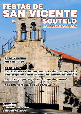 Fechas, información, programa, cartel, imágenes, mapa y ubicación de San Vicente de Soutelo  en  Salceda de Caselas