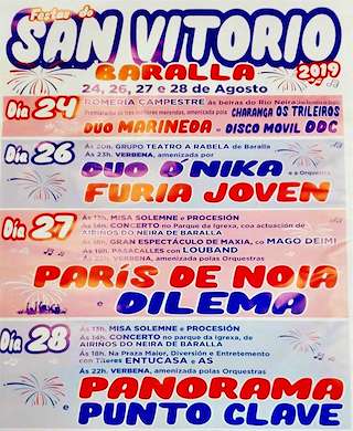 Fechas, información, programa, cartel, imágenes, mapa y ubicación de San Vitorio  en  Baralla