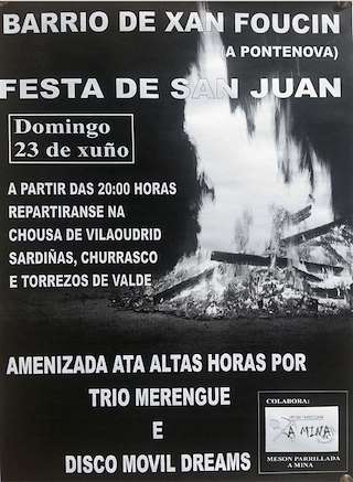 Fechas, información, programa, cartel, imágenes, mapa y ubicación de San Xoán (2024)  en  A Pontenova