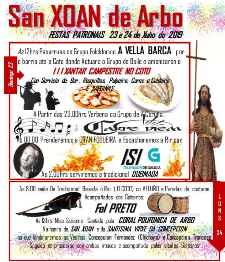 San Xoán (2024) en Arbo