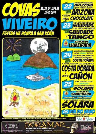 Fechas, información, programa, cartel, imágenes, mapa y ubicación de San Xoán de Covas (2024)  en  Viveiro