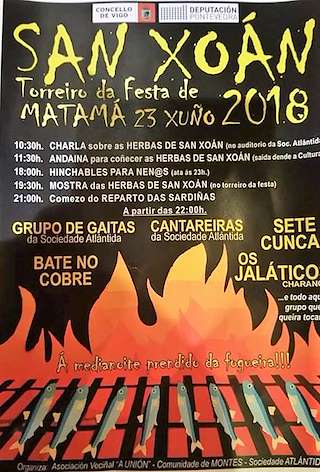 Fechas, información, programa, cartel, imágenes, mapa y ubicación de San Xoán de Matamá  (2024)  en  Vigo