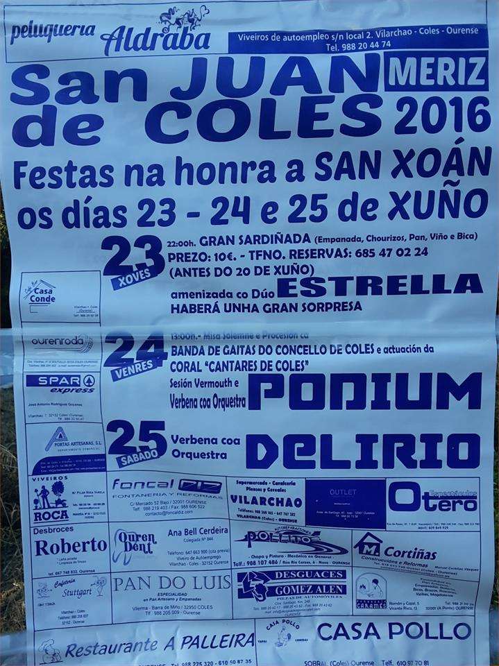 San Xoán de Meriz (2024) en Coles