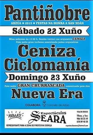 Fechas, información, programa, cartel, imágenes, mapa y ubicación de San Xoán de Pantiñobre (2024)  en  Arzúa