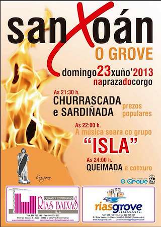 Fechas, información, programa, cartel, imágenes, mapa y ubicación de San Xoán de Virxe das Mareas (2024)  en  O Grove