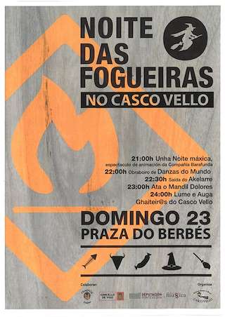 Fechas, información, programa, cartel, imágenes, mapa y ubicación de San Xoán - Noite das Fogueiras do Berbés (2024)  en  Vigo
