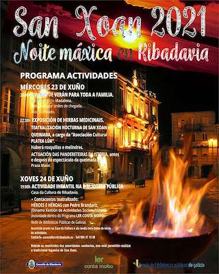 Fechas, información, programa, cartel, imágenes, mapa y ubicación de San Xoán (2024)  en  Ribadavia