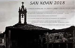 Fechas, información, programa, cartel, imágenes, mapa y ubicación de San Xoán  (2024)  en  Toén
