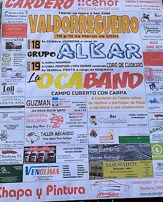 Fechas, información, programa, cartel, imágenes, mapa y ubicación de San Xosé de Valdorregueiro  en  Ourense