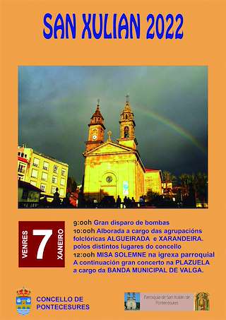 Fechas, información, programa, cartel, imágenes, mapa y ubicación de San Xulián  en  Pontecesures