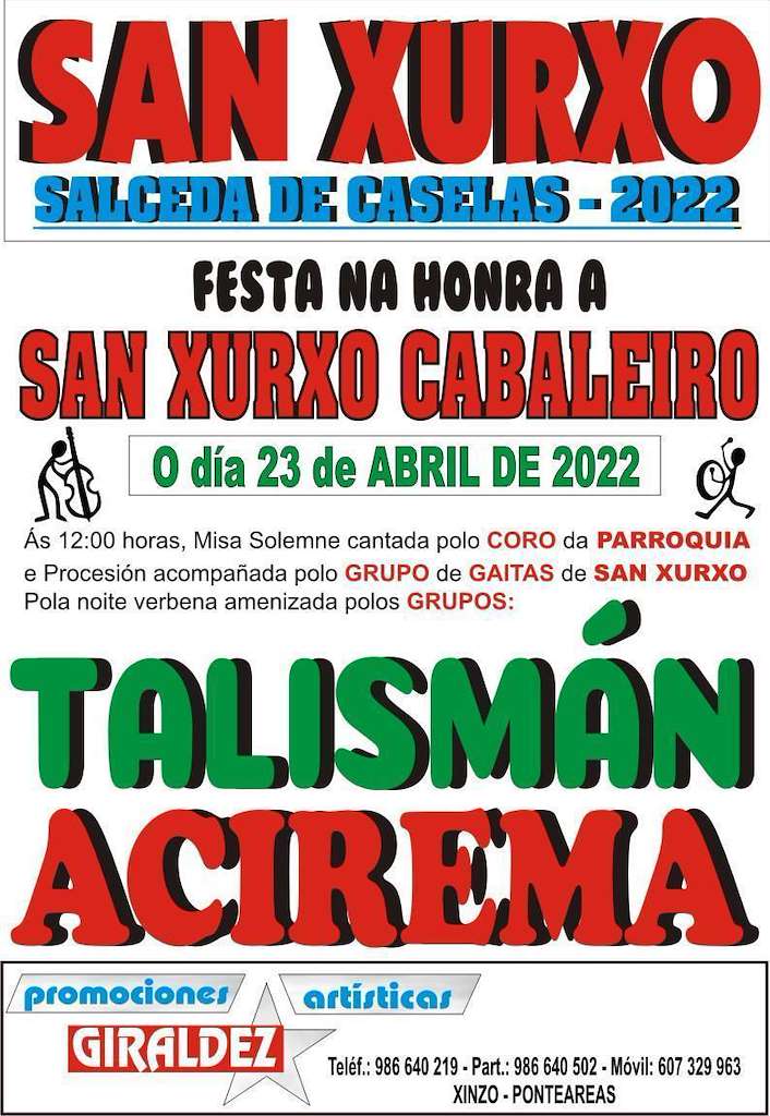 San Xurxo Cabaleiro  en Salceda de Caselas
