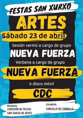 Fechas, información, programa, cartel, imágenes, mapa y ubicación de San Xurxo de Artes   en  Carballo