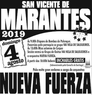 Corpus Christi de Marantes en Santiago de Compostela