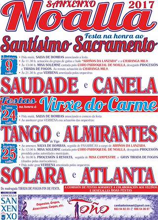 Virxe do Carme de Noalla (2024) en Sanxenxo
