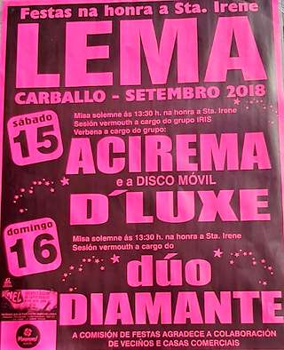 Santa Irene de Lema en Carballo