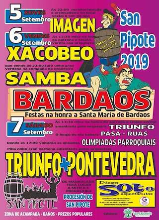 Santa María de Bardaos e San Pipote en San Sadurniño