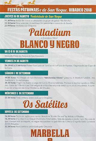 Santa María do Campo - Fiestas Patronales en Ribadeo