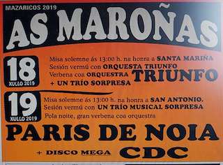 Santa Mariña y San Antonio das Maroñas (2024) en Mazaricos
