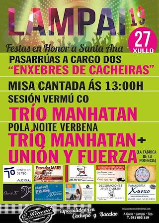 Fechas, información, programa, cartel, imágenes, mapa y ubicación de Santa Ana de Lampai  en  Teo