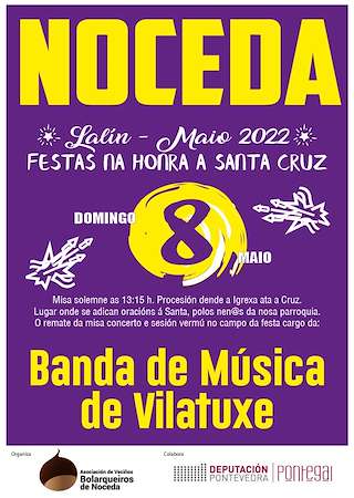 Fechas, información, programa, cartel, imágenes, mapa y ubicación de Santa Cruz de Noceda  en  Lalín