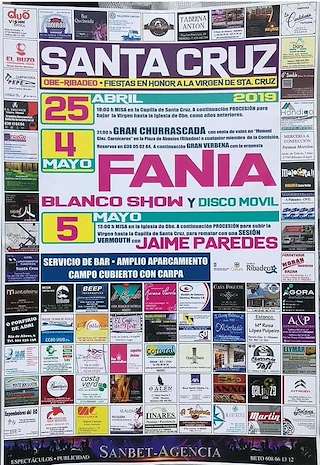 Fechas, información, programa, cartel, imágenes, mapa y ubicación de Santa Cruz de Ove  en  Ribadeo