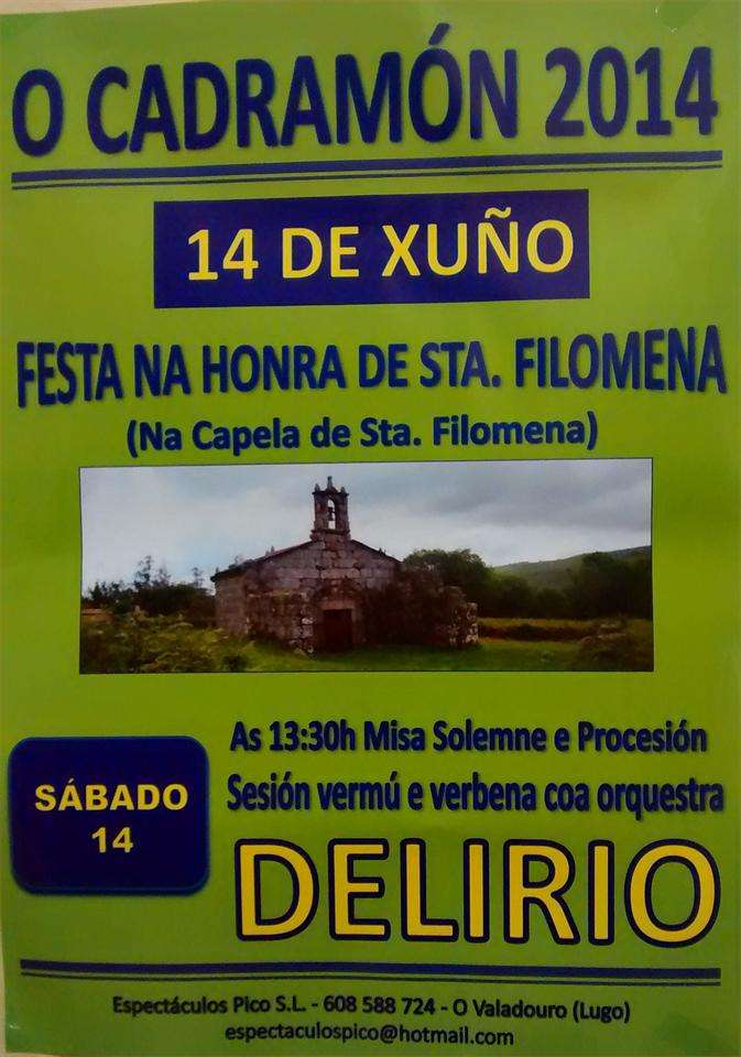 Santa Filomena de O Cadramón (2024) en O Valadouro
