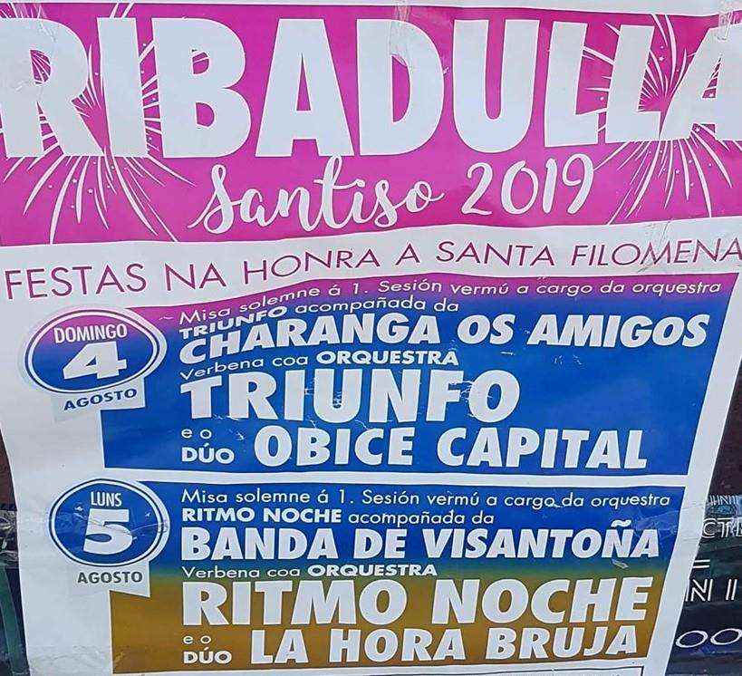 Santa Filomena de Ribadulla en Santiso