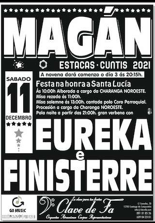 Fechas, información, programa, cartel, imágenes, mapa y ubicación de Santa Lucía de Magán  en  Cuntis