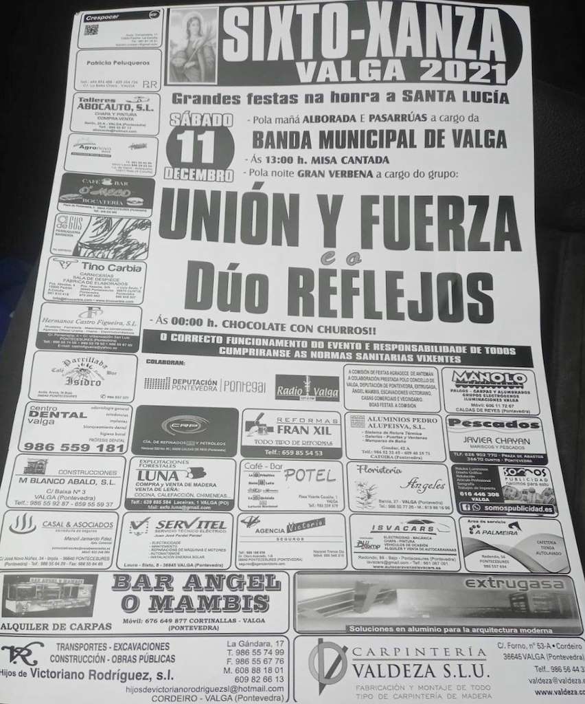 Santa Lucía de Sixto  en Valga